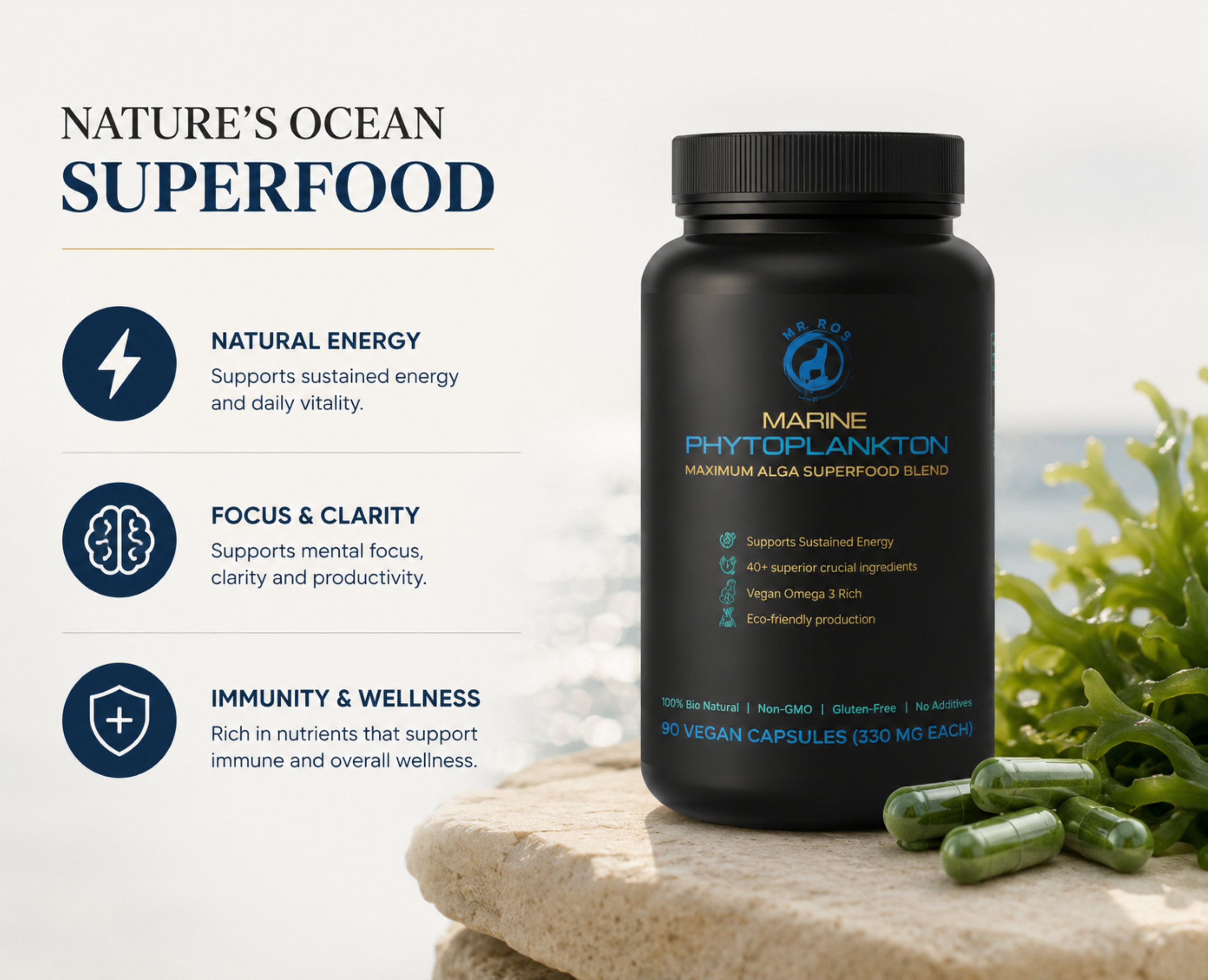 Marine Phytoplankton natural food