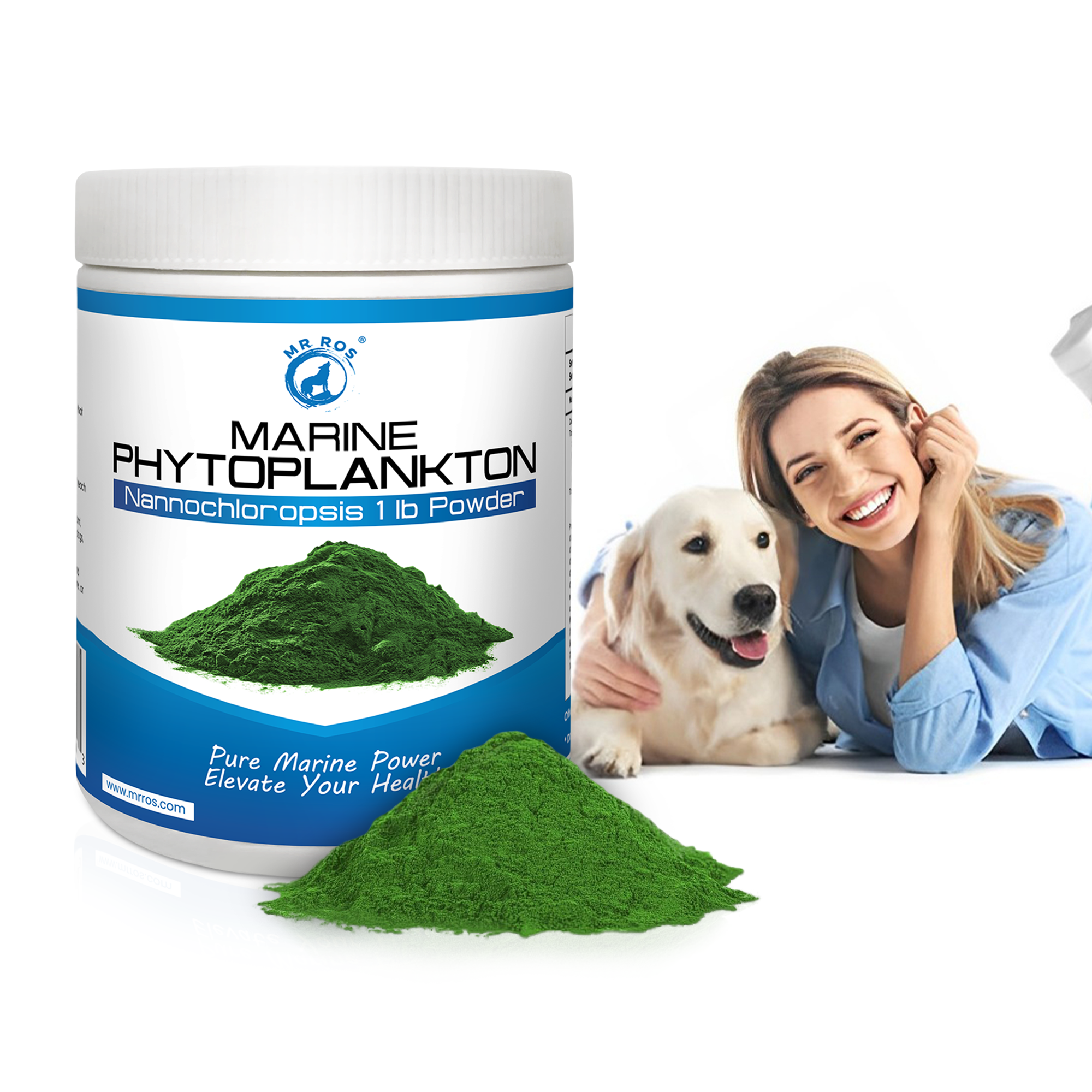 Marine Phytoplankton 1lb Powder Supplement Facts - Pure Micro Algae Nutrition Information