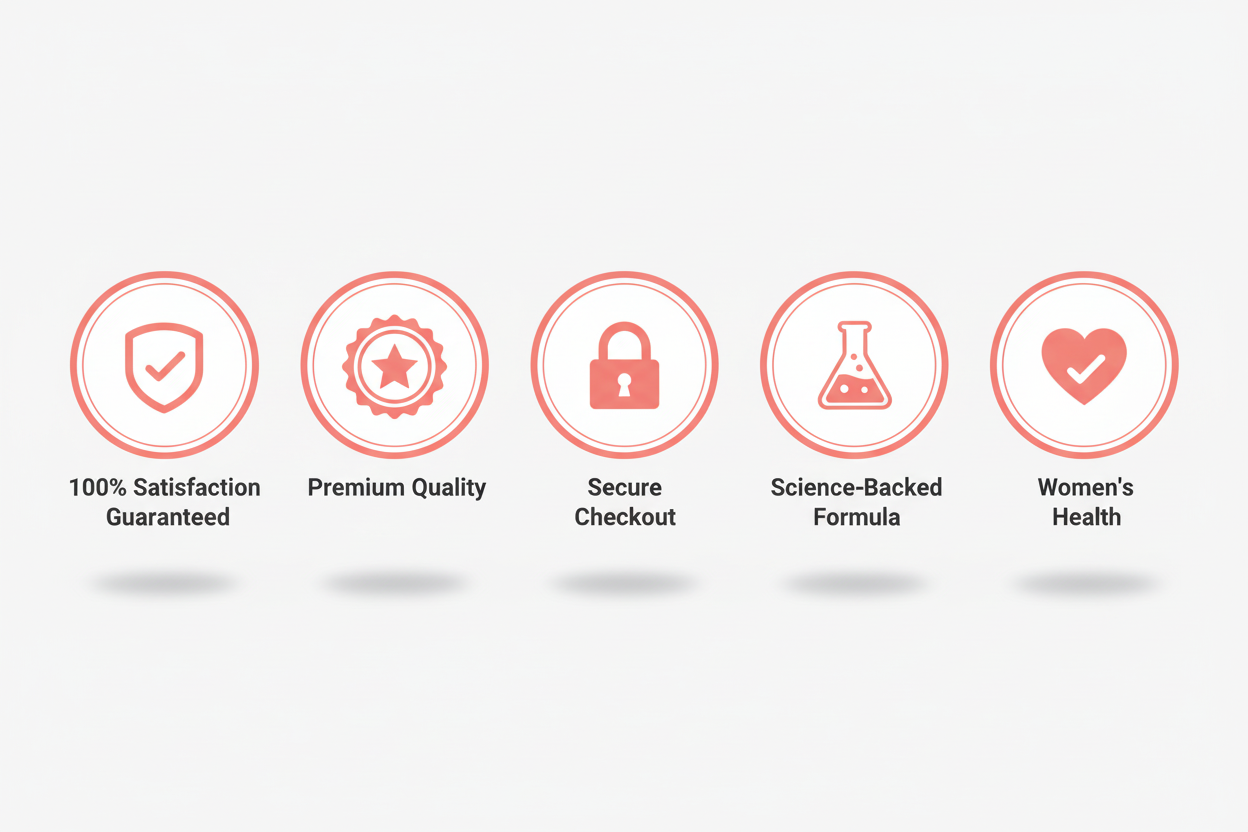 Happy Hormones Trust Badges - Pink