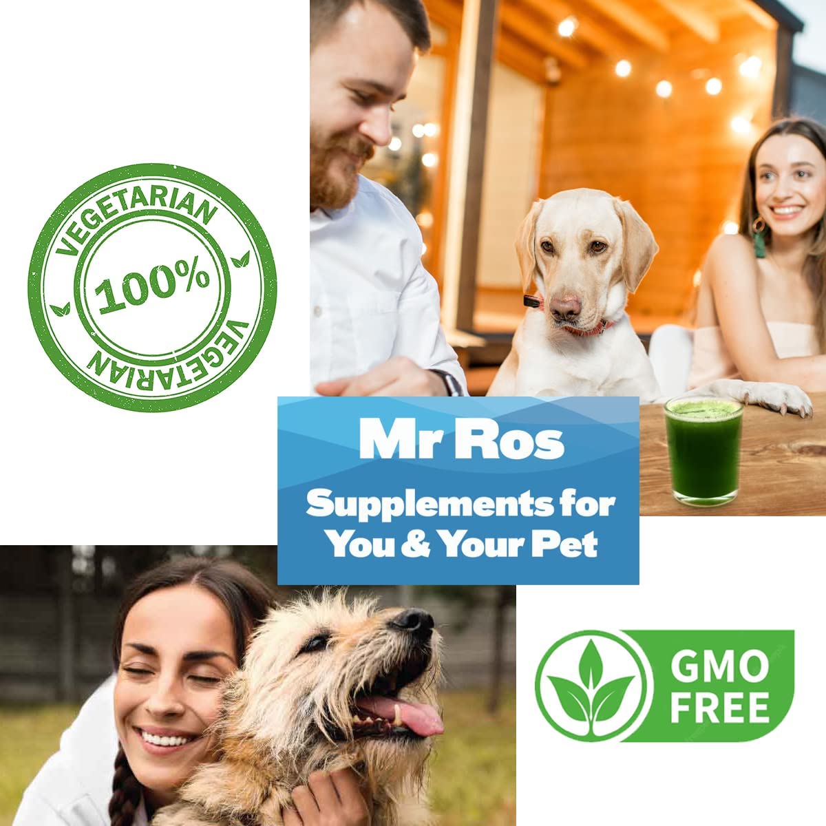 Mr Ros Marine Phytoplankton Bulk Powder for Energy and Tiredness for Women, Men and Dogs to Boost Your Memory and Focus (Size 1 lb)