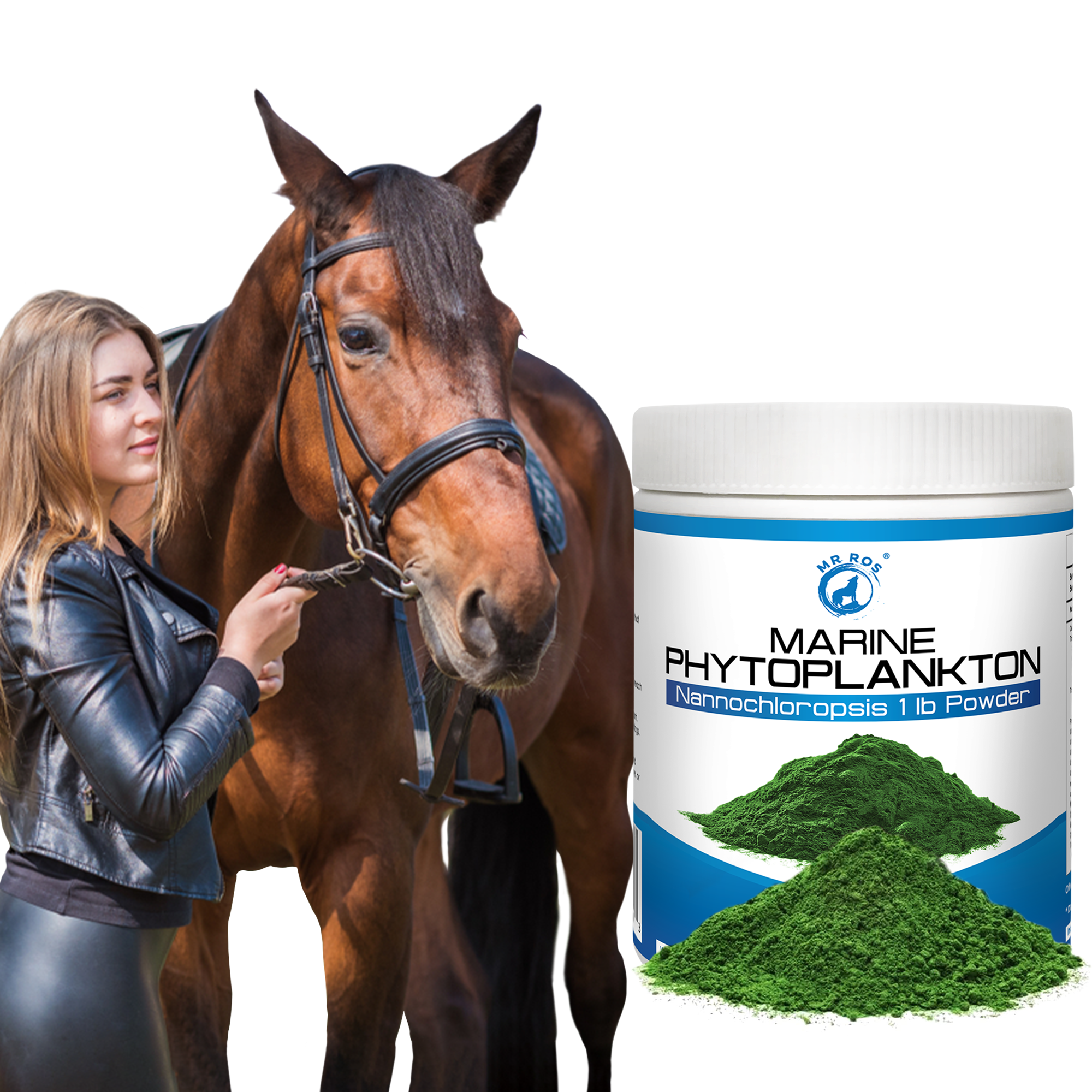 Marine Phytoplankton Powder (1lb): Superfood Women & Men and Dogs Micro Algae