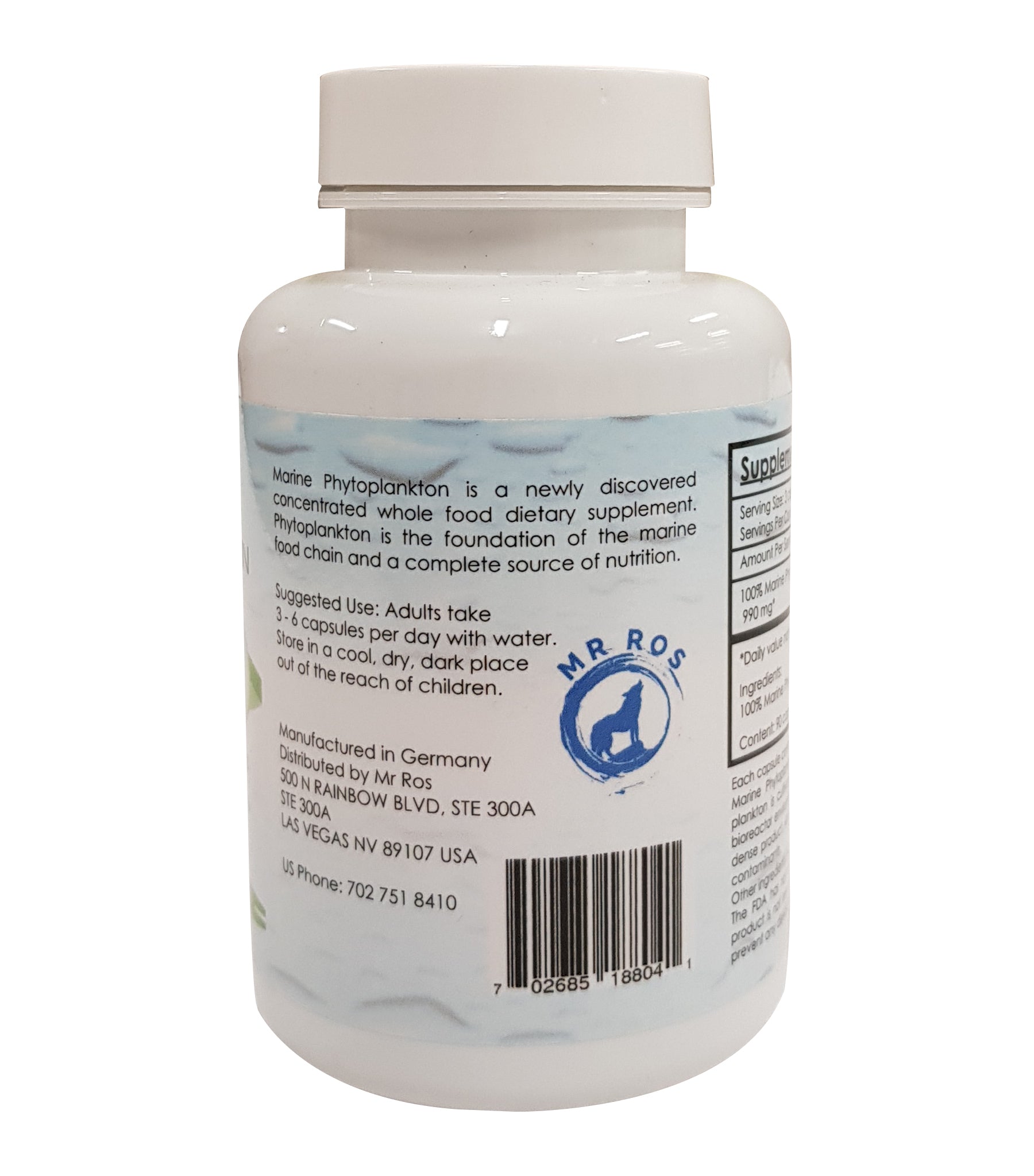 Marine Phytoplankton Nutritional Supplement Powder